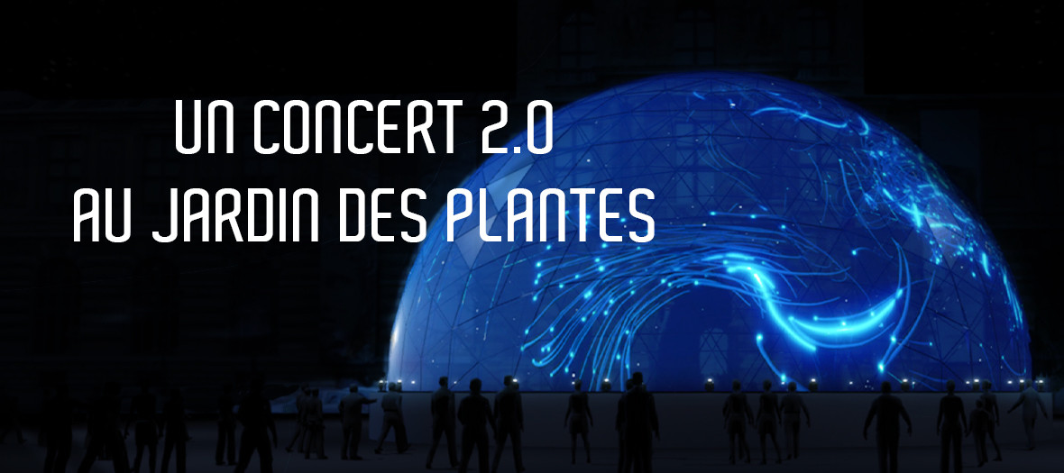 Dassault Virtual Harmony concert at the Jardin des plantes in Paris