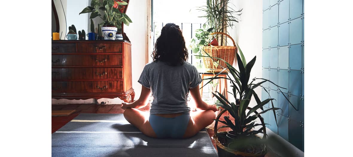 Coin méditation dans son salon