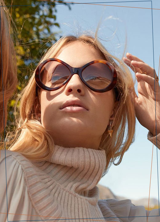 Lunettes de soleil forme infini Bonnie en acétate, Chloé