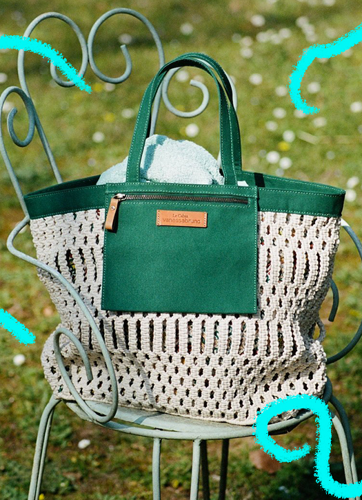 Paris' Best Tote Bag Vintage Ice Blue