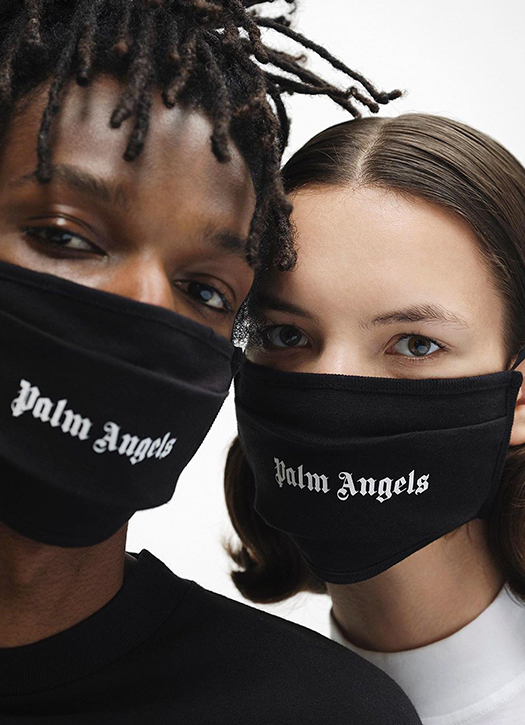 Masque de protection coronavirus street cred Palm Angels