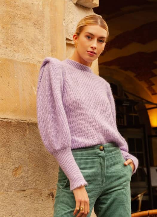 Pull lilas Gabino, Kouka Paris