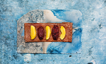 La recette de la galette du boss Bertrand Larcher avec du boudin noir, des pommes sautées et de la compote