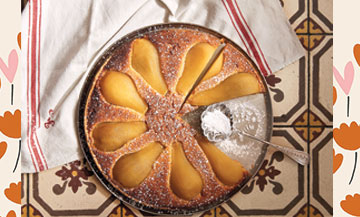 Recette de la tarte aux poires