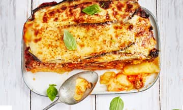 La recette de la Moussaka Crétoise aux pommes de terre et à la béchamel 