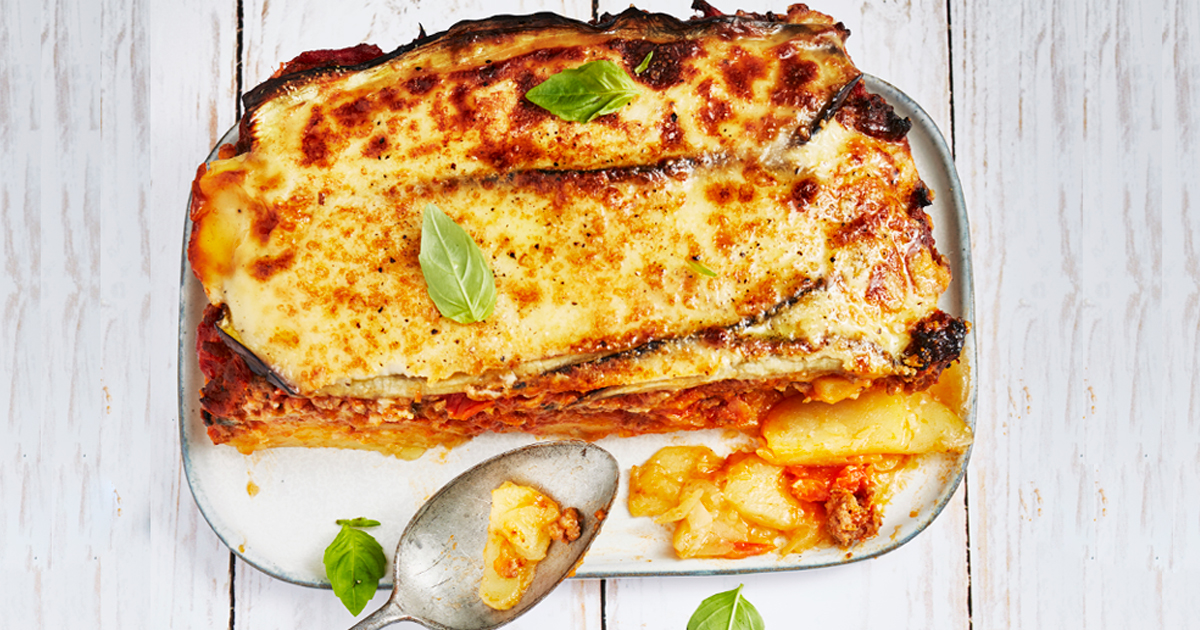 Recette Insolite Et Facile De Moussaka A La Bechamel Et Aux Pommes De Terre