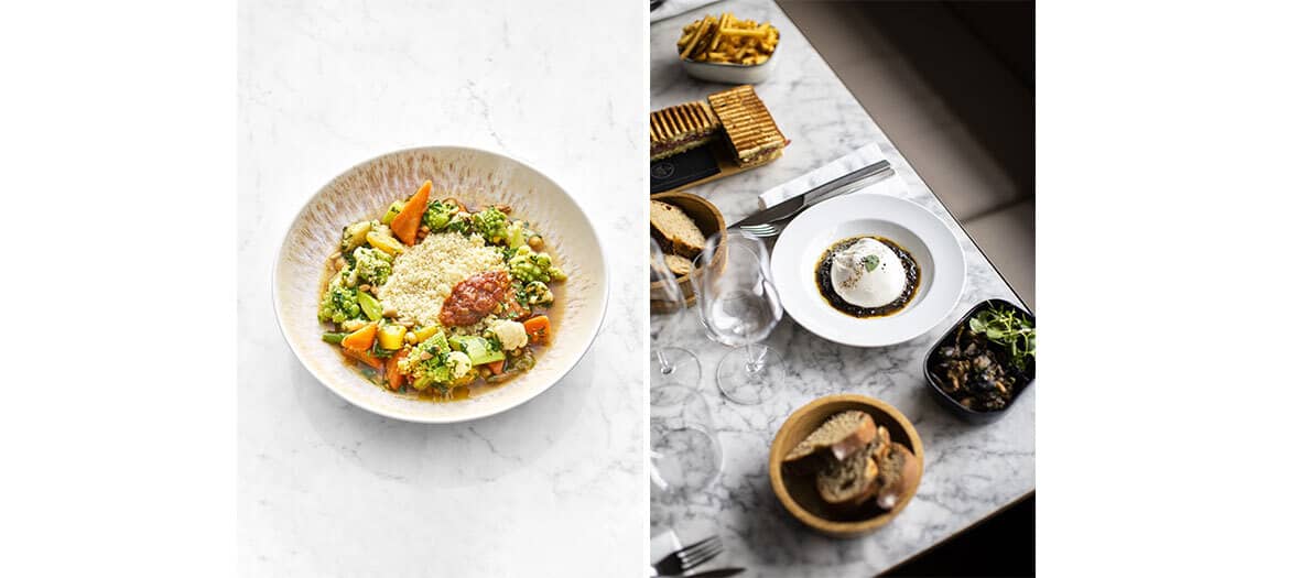 Diner en chambre par le room service du Lutétia à Paris