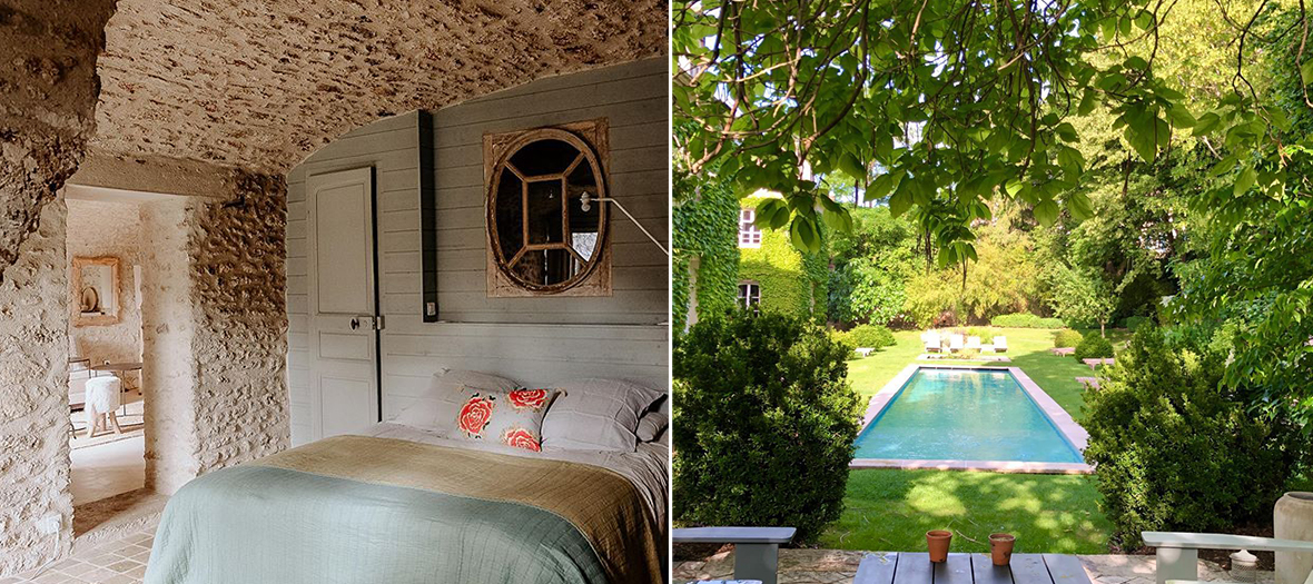 L’Hôtel La Minotte, une maison d’hôtes de charme avec une piscine cachée dans un écrin de verdure pour un séjour relaxant proche de Paris.