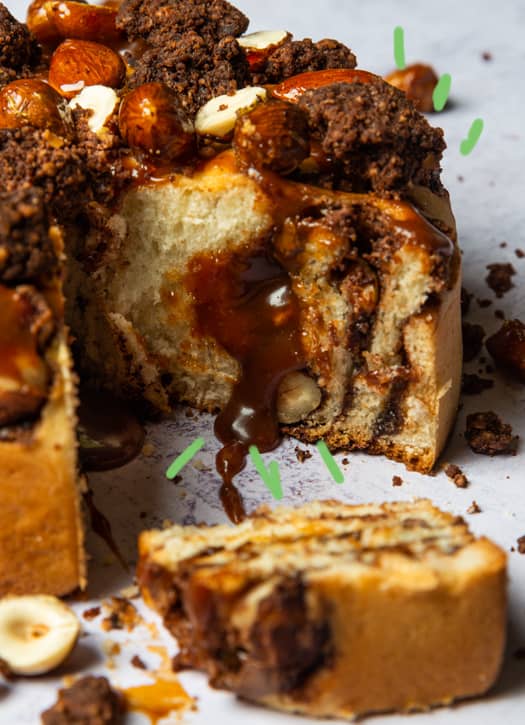 A babka from Jeffrey Cagnes and Philippe Conticini
