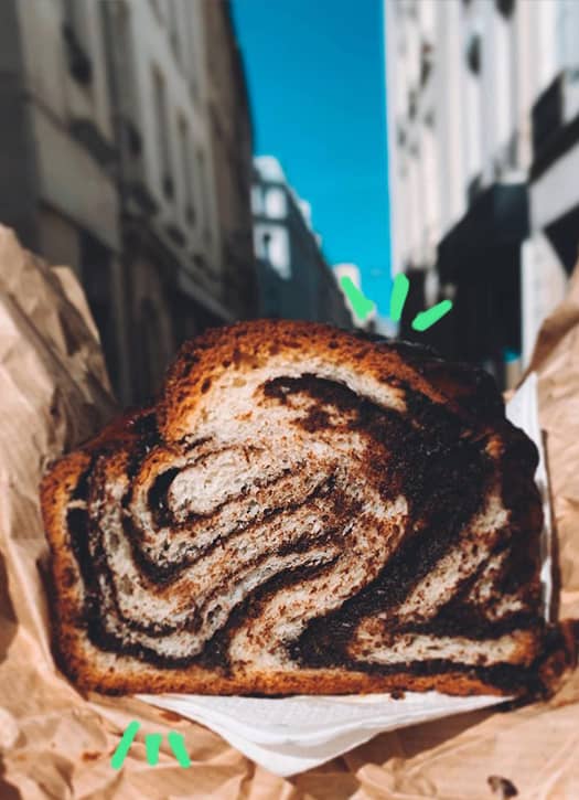 Une babka de chez Maafim et Salatim