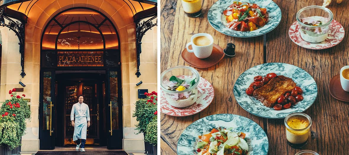 Jean Imbert's brunch at the Plaza Athénée in Paris