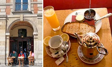 La café Ma Bourgogne Place des Vosges