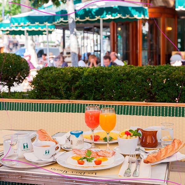 The Les deux magots Breakfast