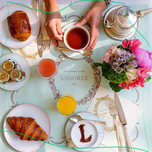 Le petit-déjeuner du Café Ladurée