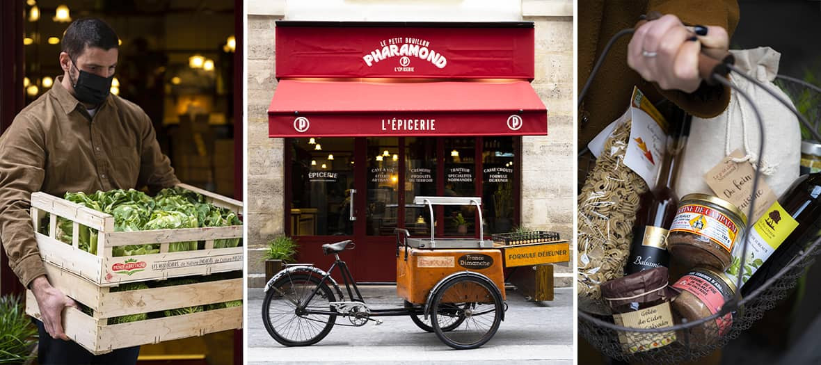 The Epicerie Petit Bouillon Pharamond inaugurates its grocery store in Paris.