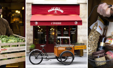 The Epicerie Petit Bouillon Pharamond inaugurates its grocery store in Paris.