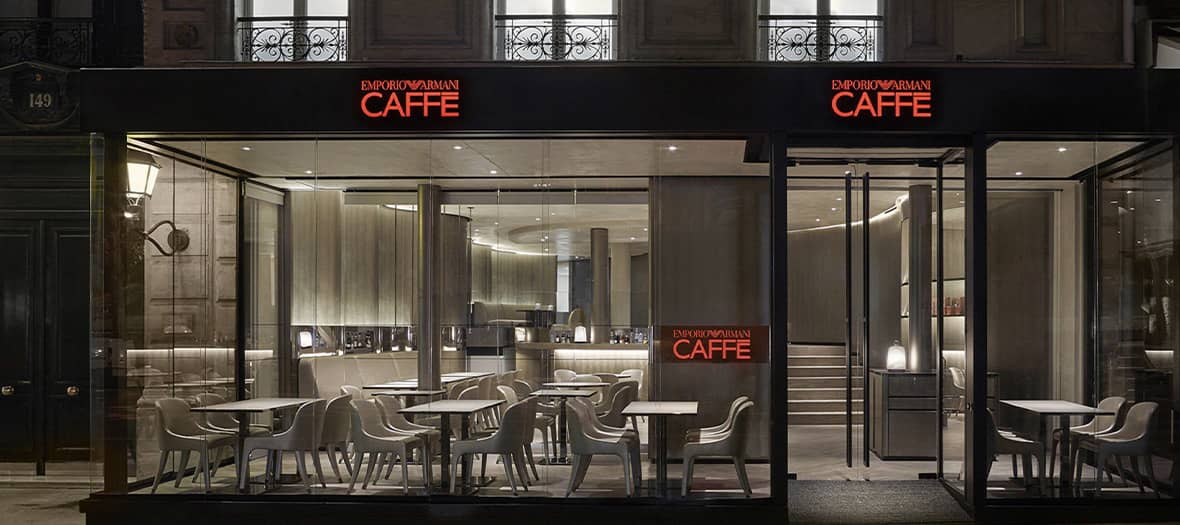 l'Emporio Armani Caffè à Saint-Germain des Prés à Paris