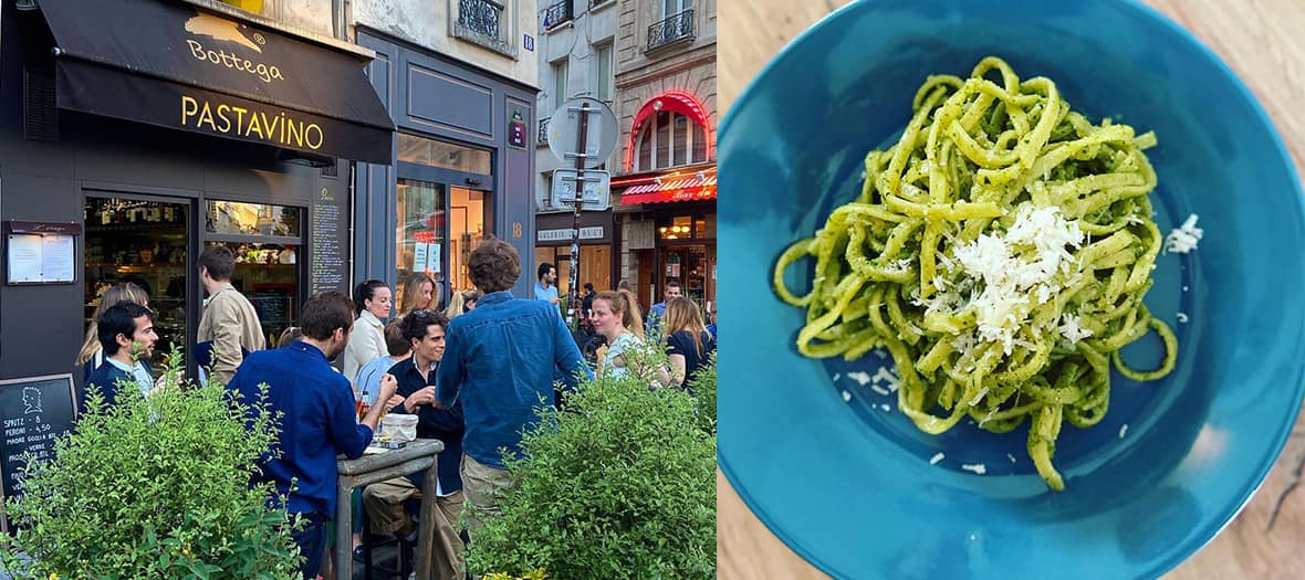 L'epicerie italienne Pastavino à Saint-germain des près à Paris