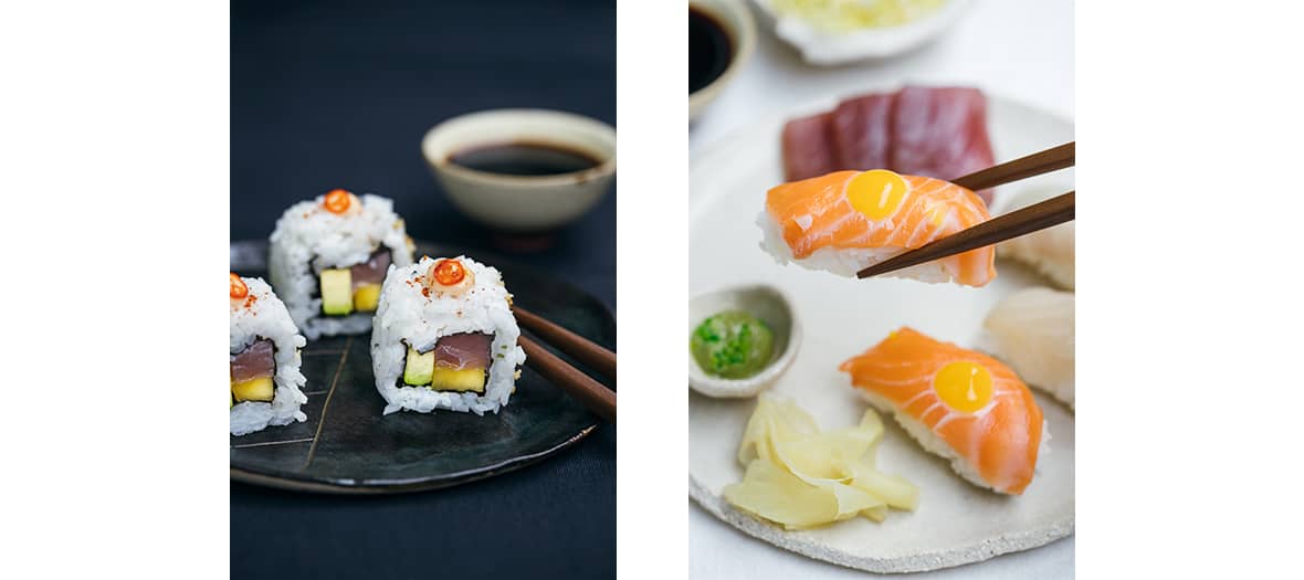 Organic sushi from Hikyo