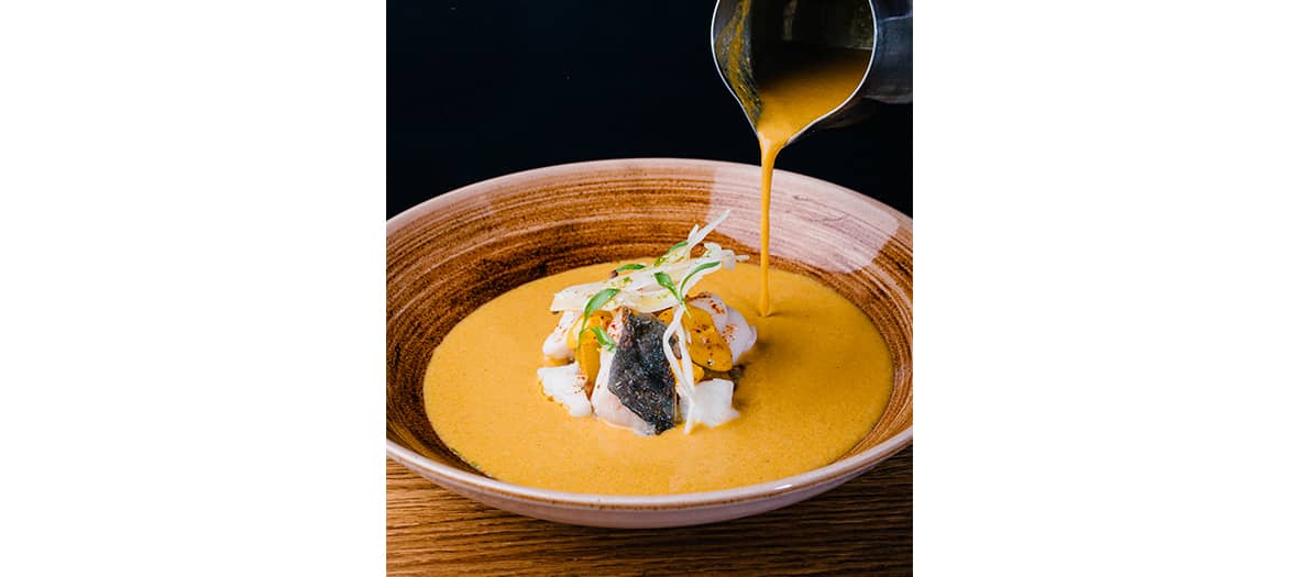 La bouillabaisse du restaurant Baieta