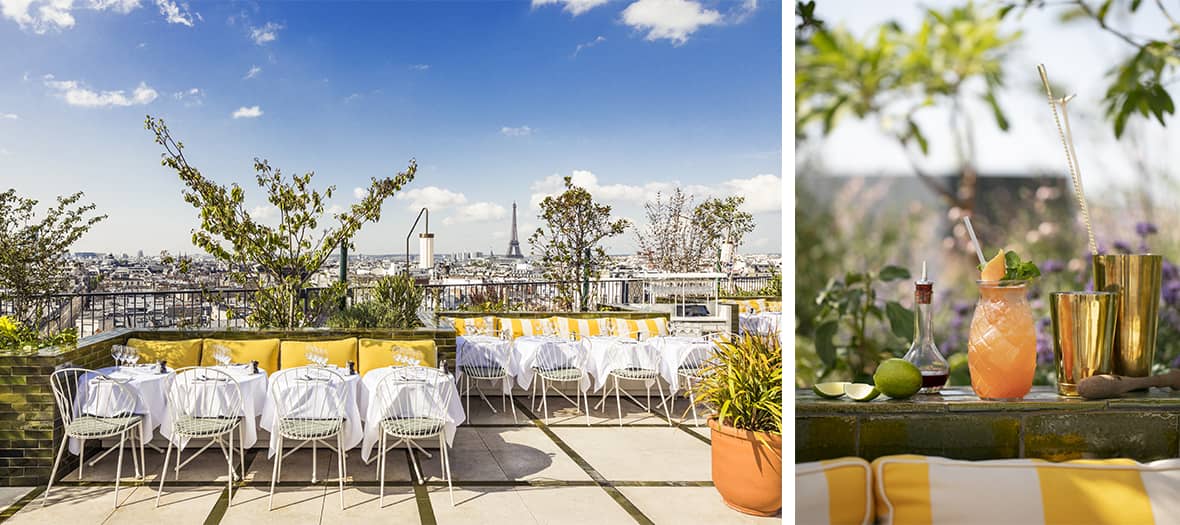 Le rooftop du Perruche à pARIS