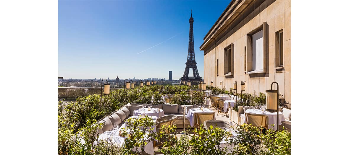 Terrasse de Joseph Dirand à la Suite Girafe