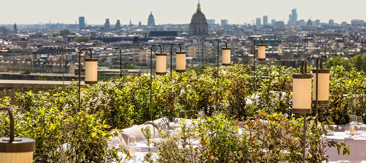 Le rooftop du restaurant Girafe, la suite girafe