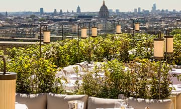 Le rooftop du restaurant Girafe, la suite girafe