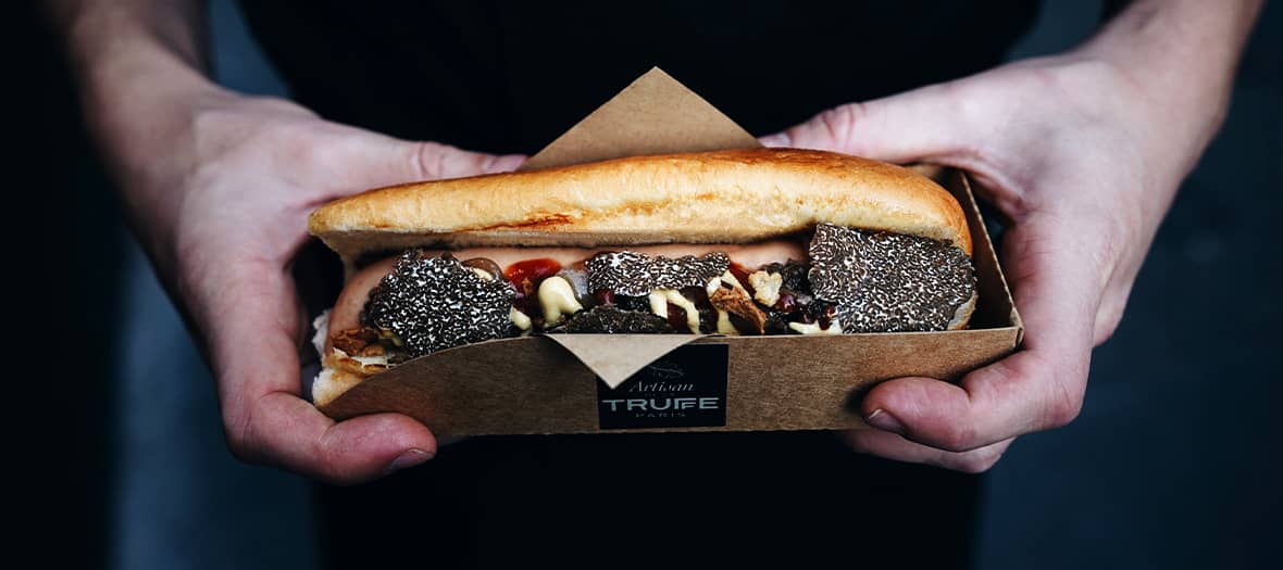 Artisan de la truffe a imaginé un petit luxe très parisien avec une vision personnelle du hot dog