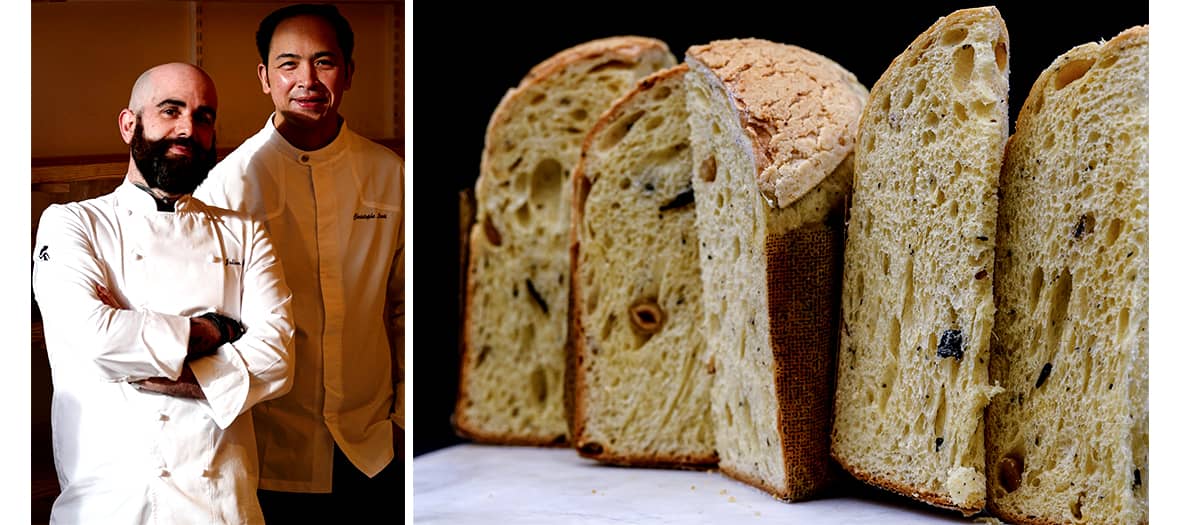 Le panettone à la truffe de Christophe Louie et Julien Serri de chez Magna.