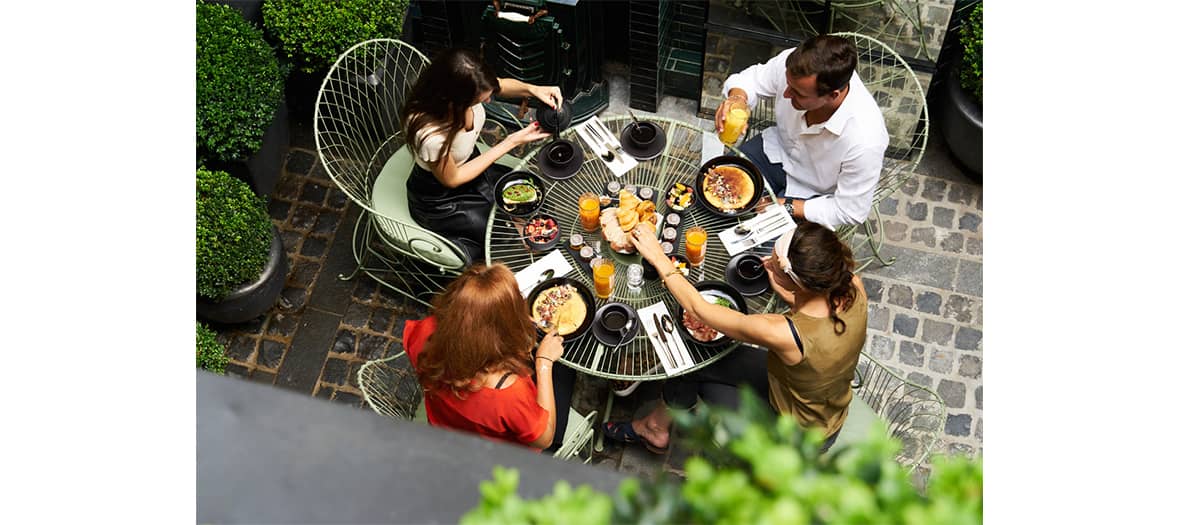 La terrasse de Monsieur George à Paris