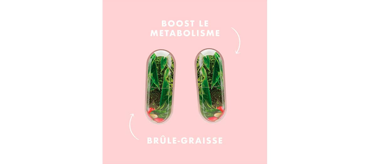 Pilules Brule graisse Miniweight et thé vert anti-cellulite aux fruits rouge