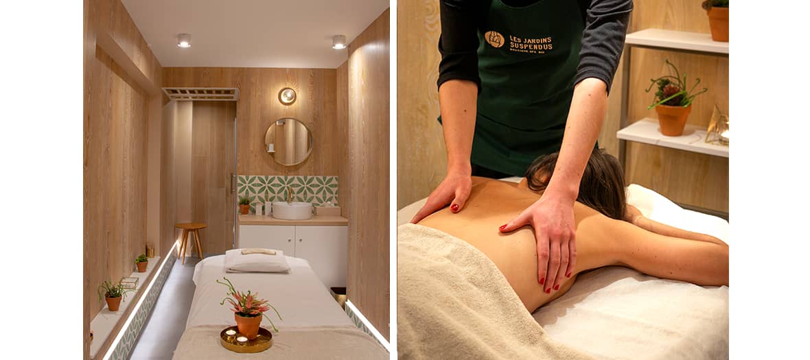 The slimming massage institute Les Jardin Suspendu