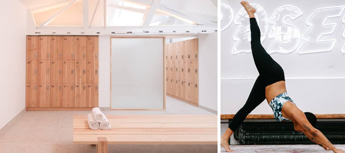 The Riise And Poses Yoga studio in Paris