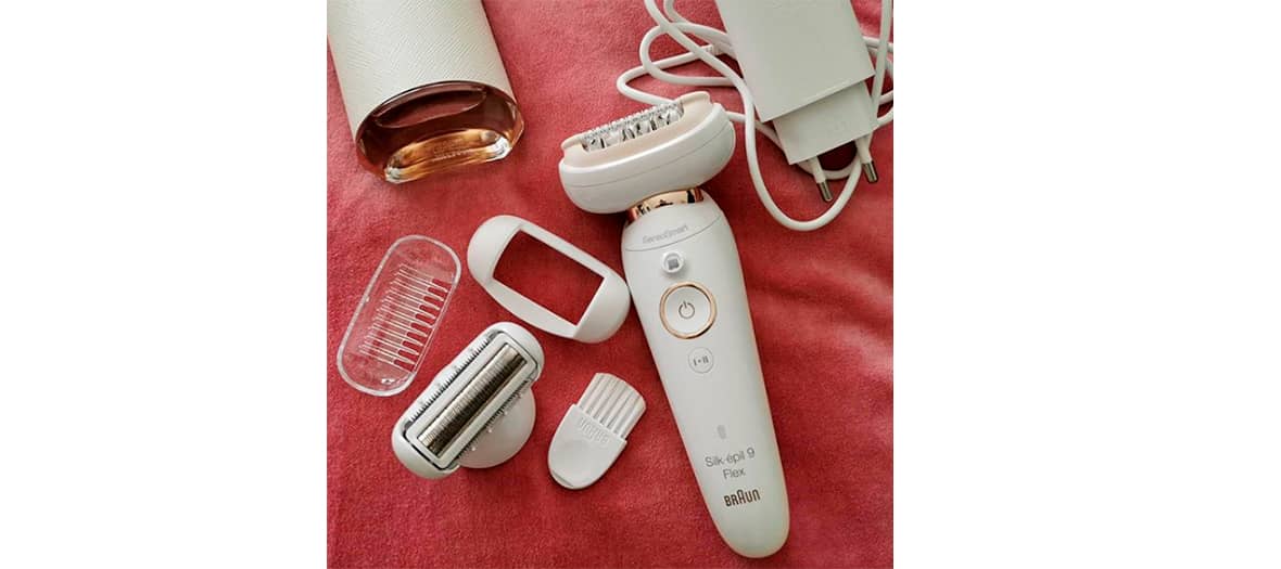 Epilateur électrique Braun Silk epil 9-880 SensoSmart + brosse