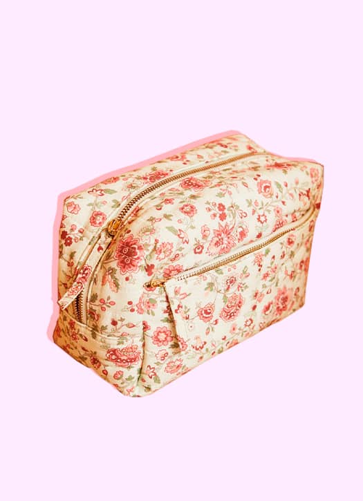 Trousse de toilette de luxe, Poche toilette en toile