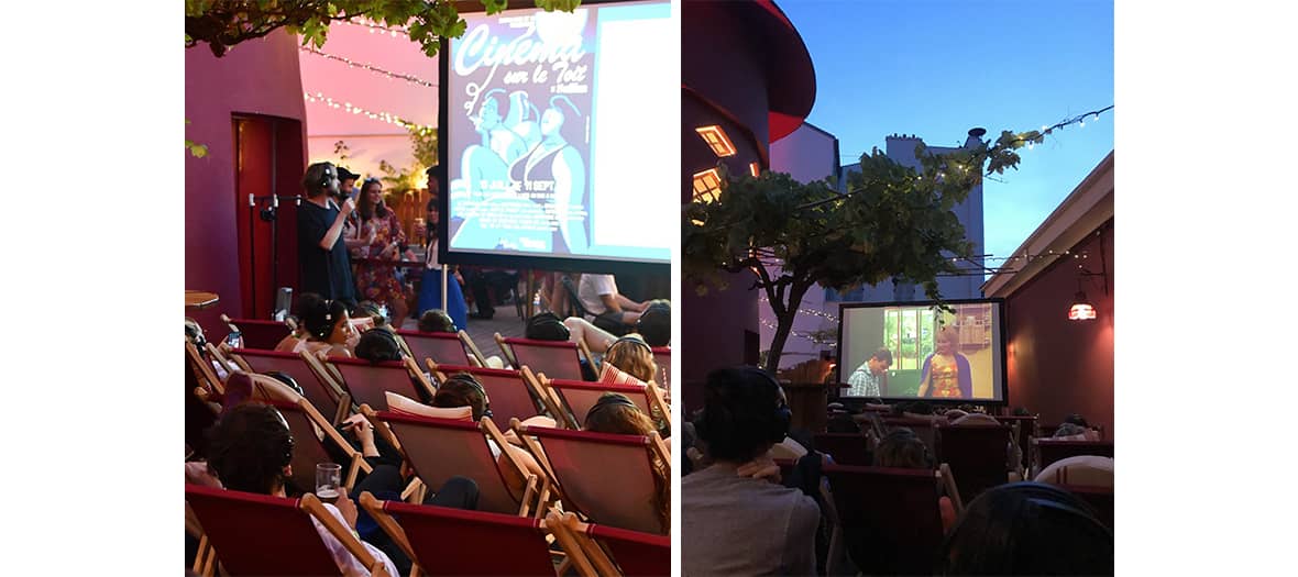 Le cinéma en plein air au Moulin Rouge