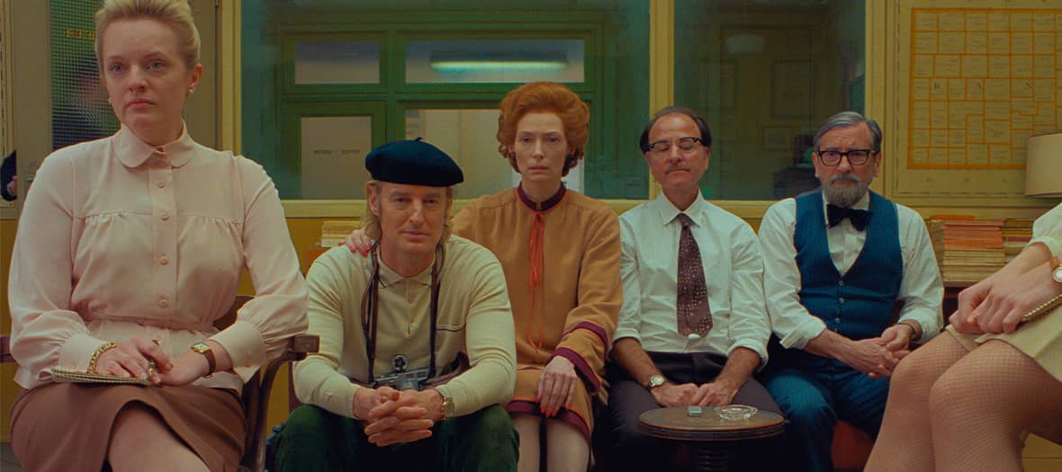 Extrait de The french Dispatch avec Bill Murray, Owen Wilson, Tilda Swinton, Adrien Brody, Léa Seydoux, Timothée Chalamet, Matthieu Amalric et Edouard Norton