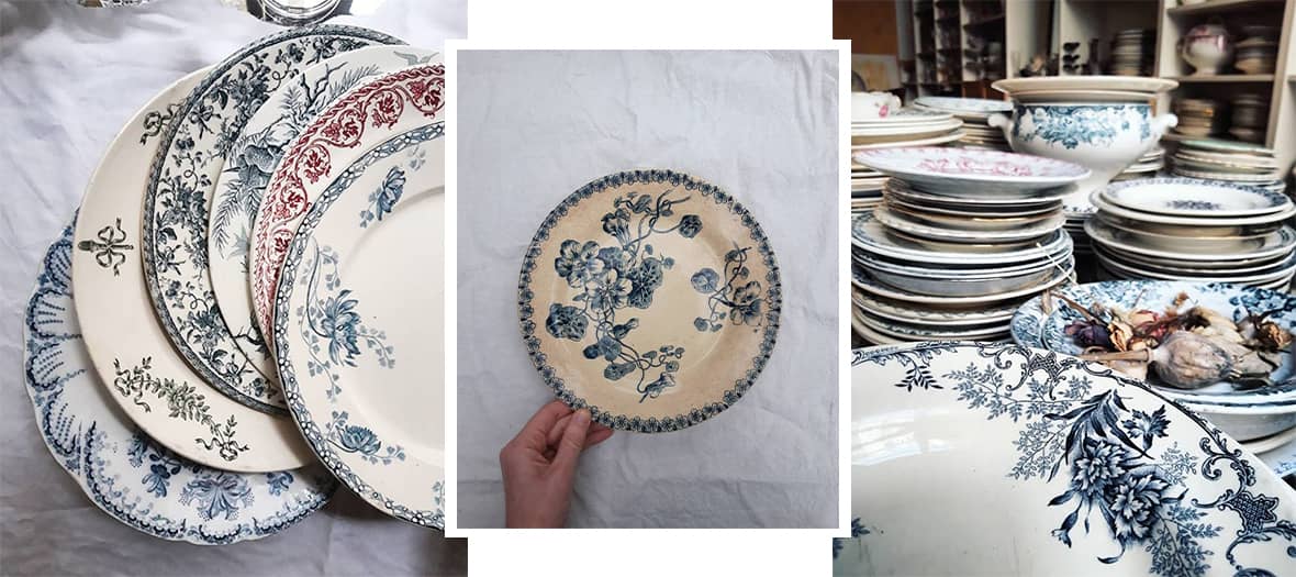 The Blanche Patine vintage tablewear instagram account