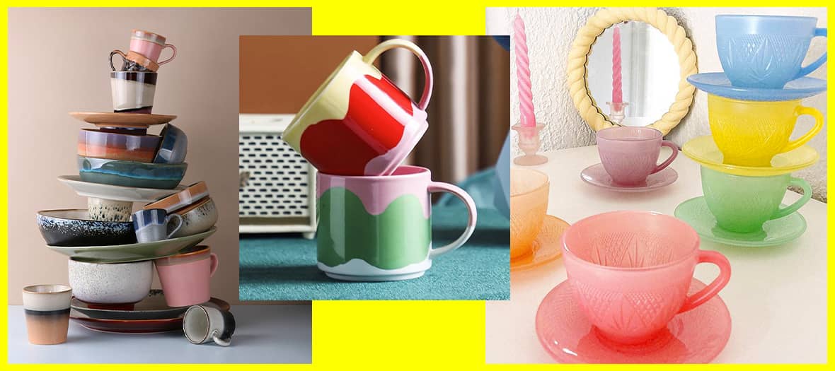 Retrouvez des pépites vintage sur les comptes instagram de vaiselle vintage