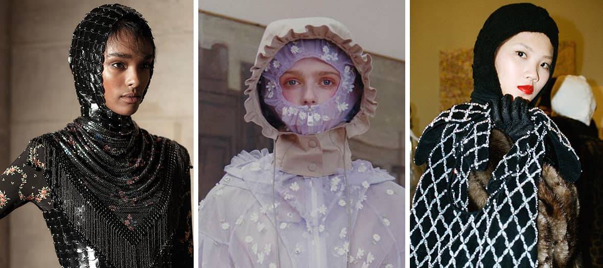 Trendy balaclavas by Paco Rabanne, Alessandro Michele and Shrimps