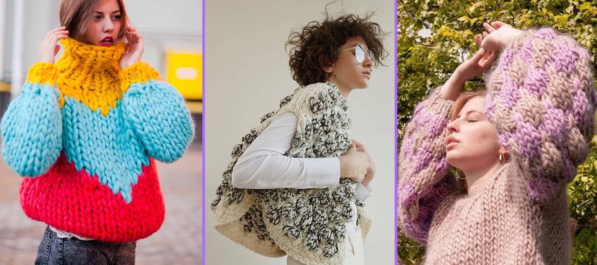 Tuto : le gilet au crochet à grosses mailles comme au tricot