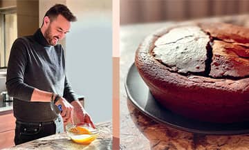 La recette du Fondant au chocolat de Cyril Lignac extrait de son livre 