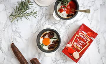 Oeufs Cocotte Tomato Ketchup