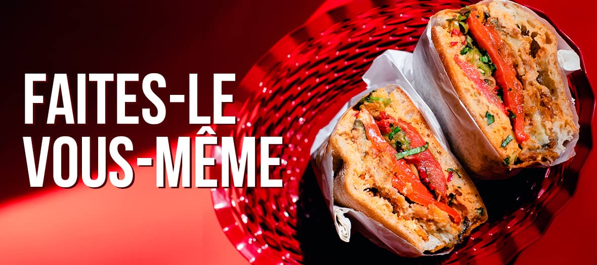 La recette du sandwich végan de chez Plan D