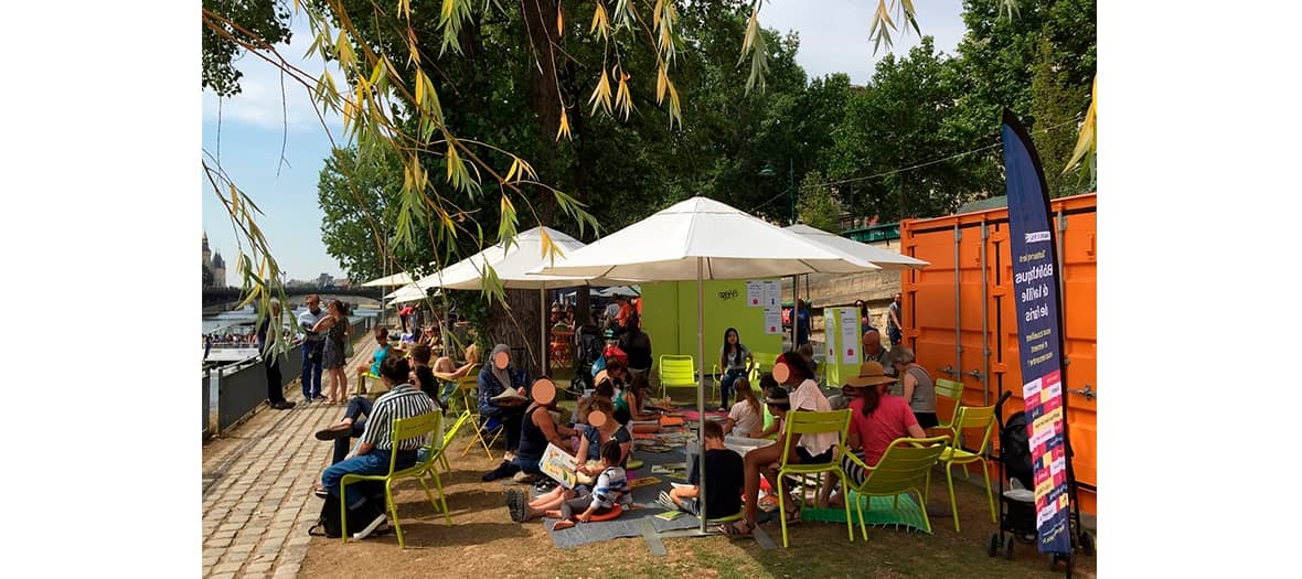Les bibliothèques Forney, l'Heure Joyeuse, Arthur Rimbaud et la Bibliothèque Historique de la Ville de Paris à Paris plage à Paris