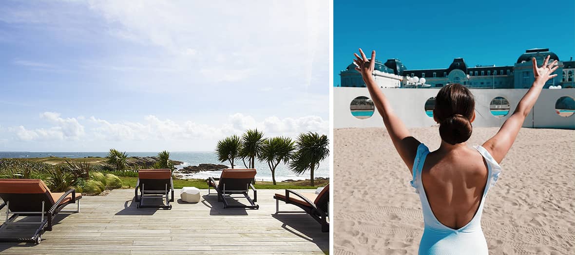 Le Sofitel Quiberon Thalassa Sea & Spa avec le bain à remous extérieur avec vue, la piscine d’eau de mer chauffée en plein air et le gommage aux sels marins avec Thalassa Sea & Skin.