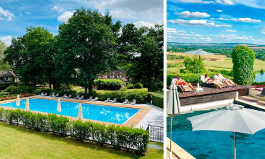Hotels with swimming pools outside Paris.
