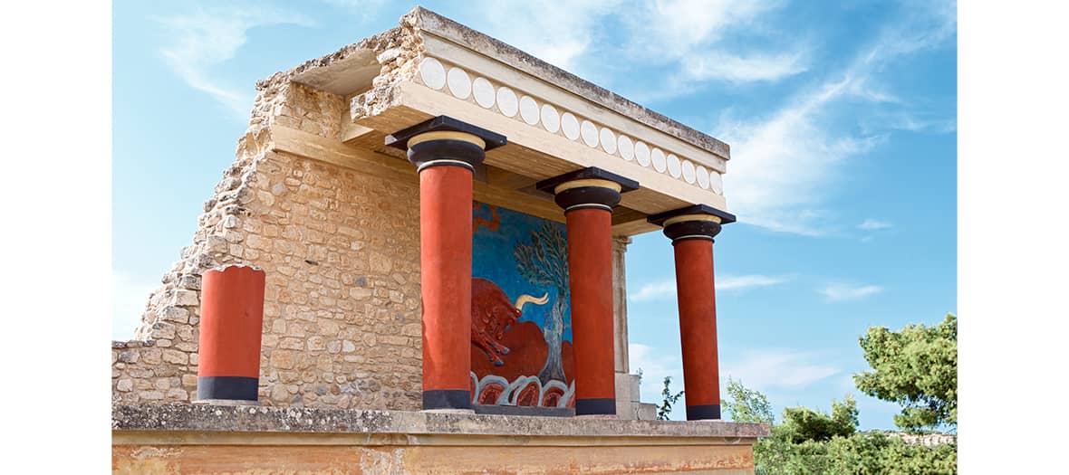 Le Palais de Knossos en Crète