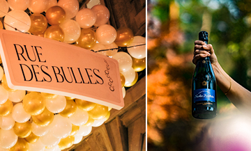 Le champagne Nicolas Feuillatte rue des bulles